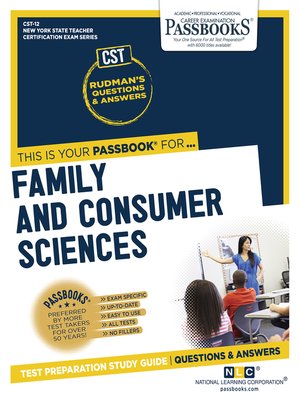 cover image of Family and Consumer Sciences
